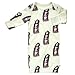 Babysoy Jane Goodall Long Sleeve Animal Pattern Gown/Bundler (marmot, 3-6 Months)