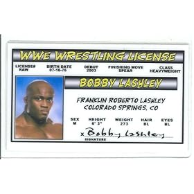 Bobby Lashley - WWE - Collector Card