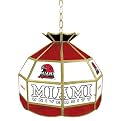 Miami University Glass Tiffany Hanging Lamp