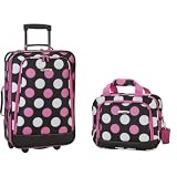 Rockland Luggage Rio 2 Piece Carry On Luggage Set