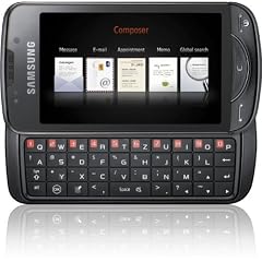 Samsung B7610 Omnia PRO Smartphone (8,9 cm (3,5 Zoll) Display, Touchscreen, QWERTZ-Tastatur, 5 MP-Kamera) schwarz