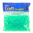 Faceted Beads, 6mm, Mint Trans, 480pc Pkg