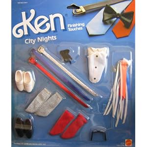 Barbie KEN City Nights Finishing Touches Fashion Accessories (1985) by 