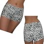 2 PACK: Womens Blanche Porte Sexy Leopard Animal Print high cut brief panties / boy shorts. Very comfortable underwear with elastic waistband and lined crotch. (Size: M)