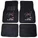 Play Girl Bunny Front & Rear Gem Crystals Studded Rhinestone Car Truck SUV Floor Mats - Pair