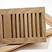 Accord AOFMWU410 Floor Register with Flushed Mount Louvered, 4-Inch x 10-Inch(Duct Opening Measurements), Unfinished White Oak