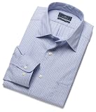 Dockers Men's Blue Ground Grey Stripe Shirt