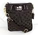 Coach Madison Op Art Signature Crossbody Messenger Bag Swing Pack 43430 Brown