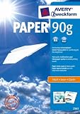 Produkt-Bild: Avery Zweckform, 2563, Papier, 500 Blatt, Premium Qualit&auml;t Inkjet+Laser-Papiere, holzfrei, wei&szlig;, blanko f&uuml;r Kopien, Korrespondenz, Farbdrucke, A4, 90g
