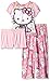Hello Kitty Girls Flower Petal Pillows 3-Piece Pajama Set