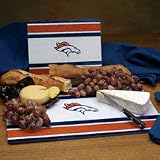 Denver Broncos Glass Cutting Board Set