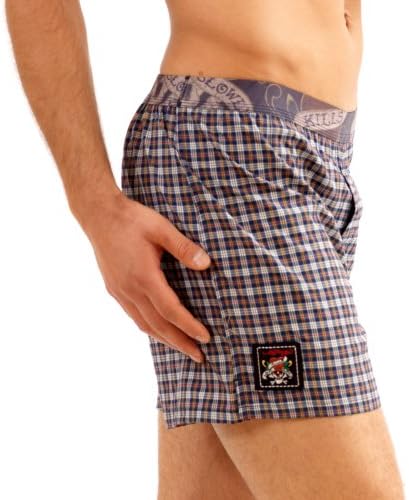 Ed Hardy Men's Love Kills Slowly Woven Boxer