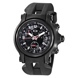 Oakley Men's 10-228 Holeshot Stealth Unobtainium Limited Edition Chronograph Rubber Watch