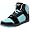 Black/Aqua