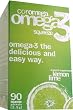 Coromega  Omega-3 Fish Oil, Lemon Lime, 90 ct