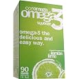 Coromega  Omega-3 Fish Oil, Lemon Lime, 90 ct