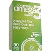 Coromega  Omega-3 Fish Oil, Lemon Lime, 90 ct