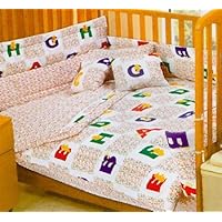 Alphabet Bears - ABC Comforter Set with Bumpers - Toddler/Crib Size