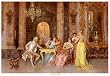 The Chess Game, Chess Art Poster Print by F. Beda, 37x25.75