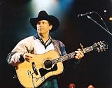 George Strait Signed Autographed 8 x 10 Photograph, Authentic with COA