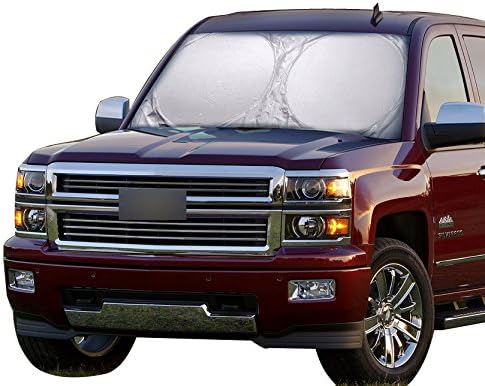 WERSAI Pop up Car Windshield Sun Shade Protection Auto Truck SUV Reflective Window Sunshades Large