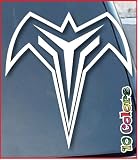 Atlanta Thrashers Car Window Vinyl Decal Sticker 4" Tall (Color: White)