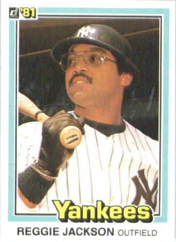 1981 Donruss # 228 Reggie Jackson New York Yankees Baseball Card