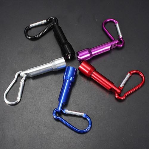 10LM Spark Plug Style Mini Portable LED Keychain Flashlight