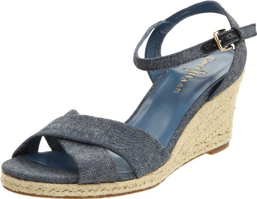 Cole Haan Sandals Cole Haan Women's Air Camila 65 Wedge Sandal,Light Denim,8 B US