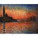 Dusk, 1908 Art Poster Print by Claude Monet, 14x11