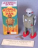 Vintage Atomic Robot Man Tin Windup Toy