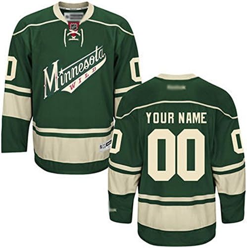 Custom Men's #22 Nino Niederreiter Ice Hockey_MW Alternate Jersey Green XXXL