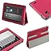 iGadgitz Pink 'Portfolio' PU Leather Case Cover for Acer Iconia Tab A500 A501 10.1 Android Tablet 16gb 32gb