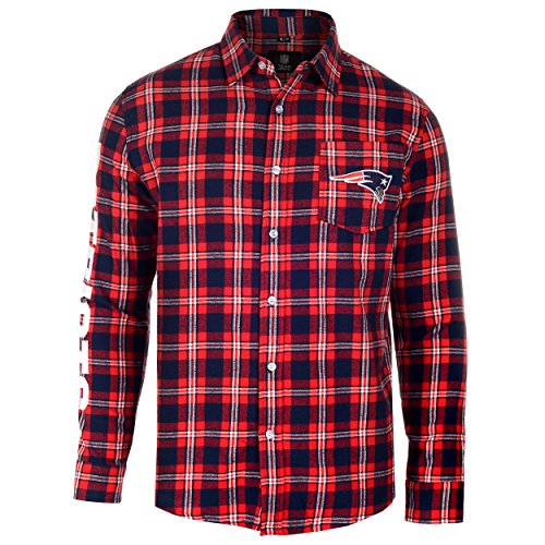 NFL Football 2015 Wordmark Basic Flannel Long Sleeve Shirt - Pick Team