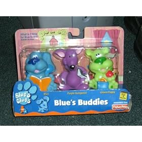 Blue's Clues Blue's Buddies - Blue, Purple Kangaroo, and Green Puppy by Blue's Clues