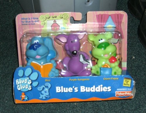 Buy Blue’s Clues Blue’s Buddies – Blue, Purple Kangaroo, and Green Puppy