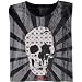 KR3W Mens T-Shirt Muska Muskull Burst