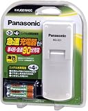 Panasonic 急速充電器（ニッケル水素電池単四形2本付） K-KJQ21M42C