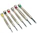 6 Slotted Precision Screwdrivers Watch Repair Tools