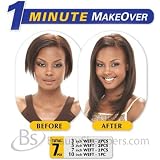 MILKY WAY Human Hair - CLIP-IN HAIR EXTENSIONS 18" (7 PCS) - 1B OFF BLACK