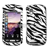 SnapOn Protector Case for Samsung Solstice SGH-A887 AT&T - Silver Zebra