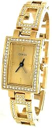 Guess Women's G85457L Gold Gold Tone Stainles-Steel Quartz Watch with Gold Dial