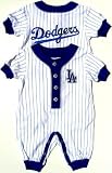 Los Angeles Dodgers Pinstriped Romper