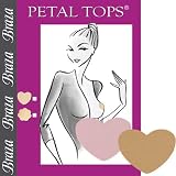 Petal Tops Beige Heart 5-pair