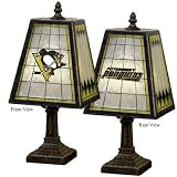 Pittsburgh Penguins Glass Table 14 Lamp