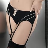 Suspender Belt in White or Ivory by Leilieve from Italy