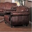 Covington Leather Chair By Coaster Furniture