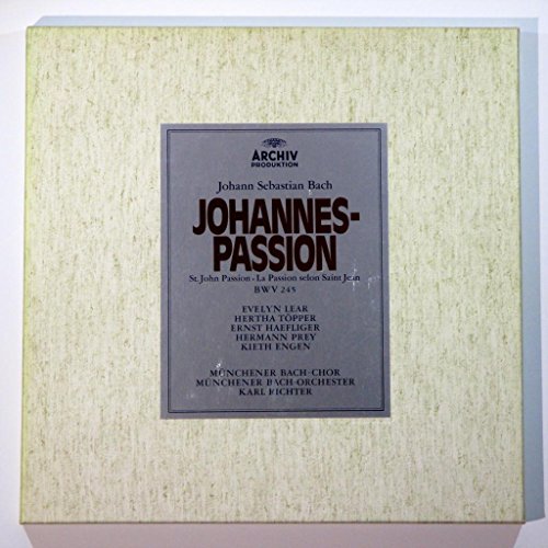 Johann Sebastian Bach - Johannes-passion - St John Passion - Passion Selon Saint Jean - Zortam Music