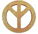 Mini Glitter Peace Sign