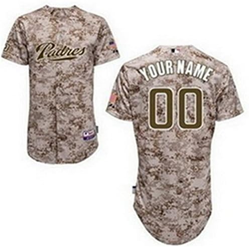 Men's San Diego Padres Alternate Camo Cool Base Jersey Any Name/Number_L